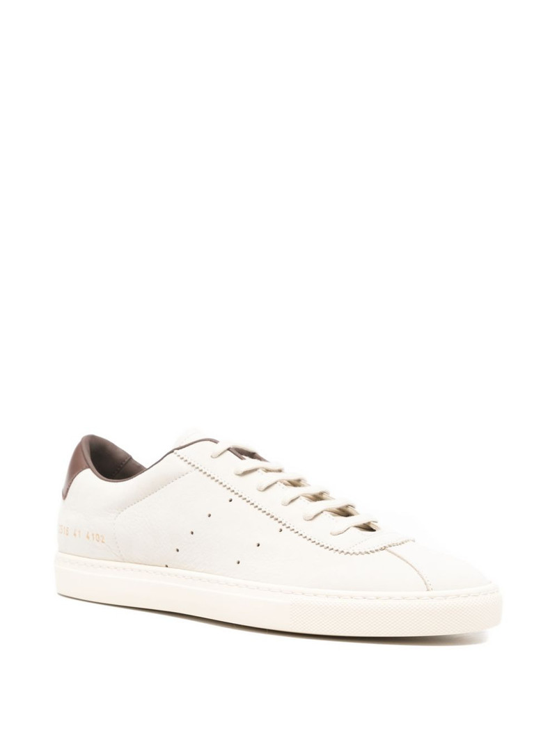 Common Projects heel-counter leather sneakers outlook