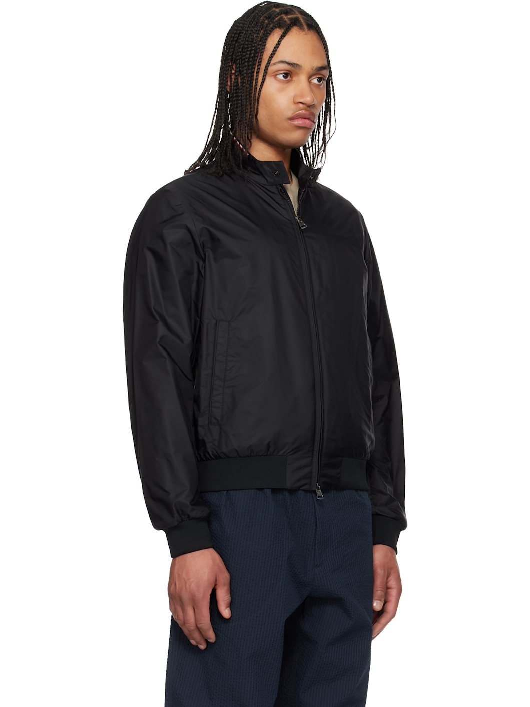 Black Reppe Rain Jacket - 2