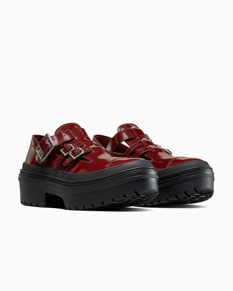 Chuck Taylor All Star Lugged Heel Mary Jane Platform Patent Leather - 4