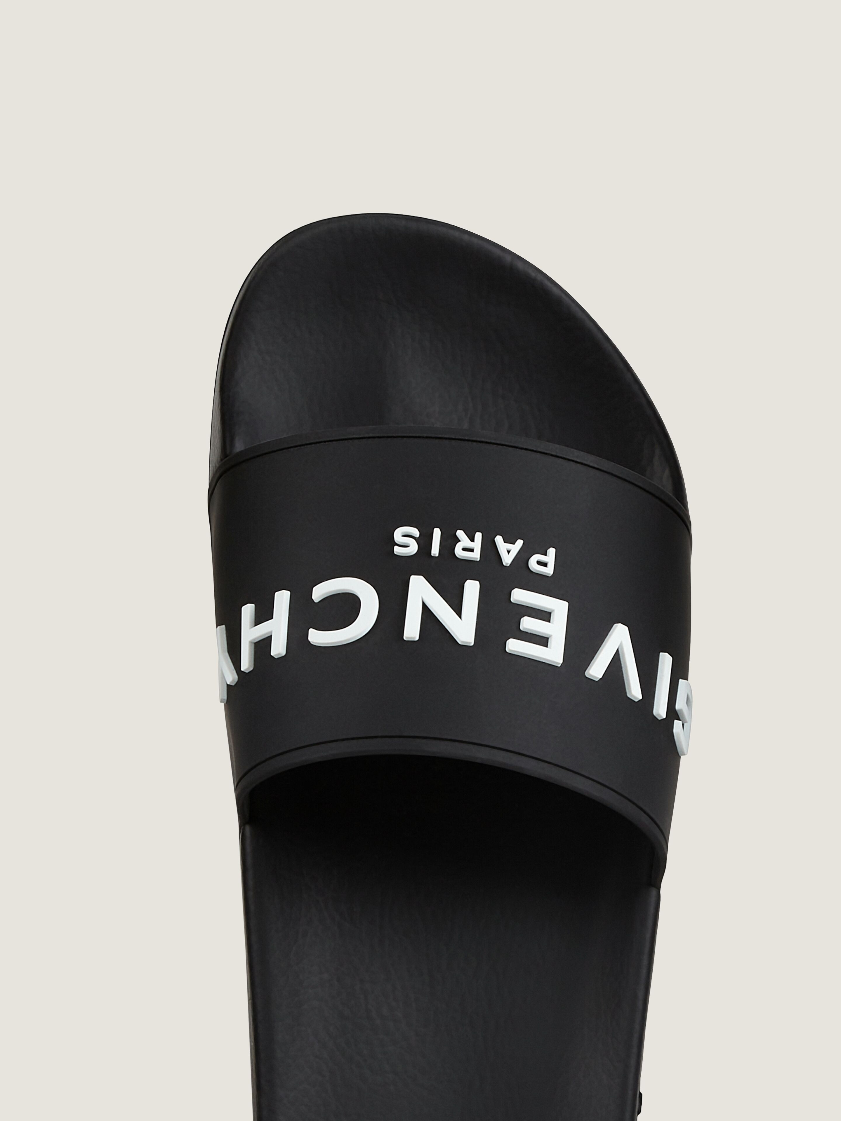 SLIDE FLAT SANDALS IN RUBBER - 4
