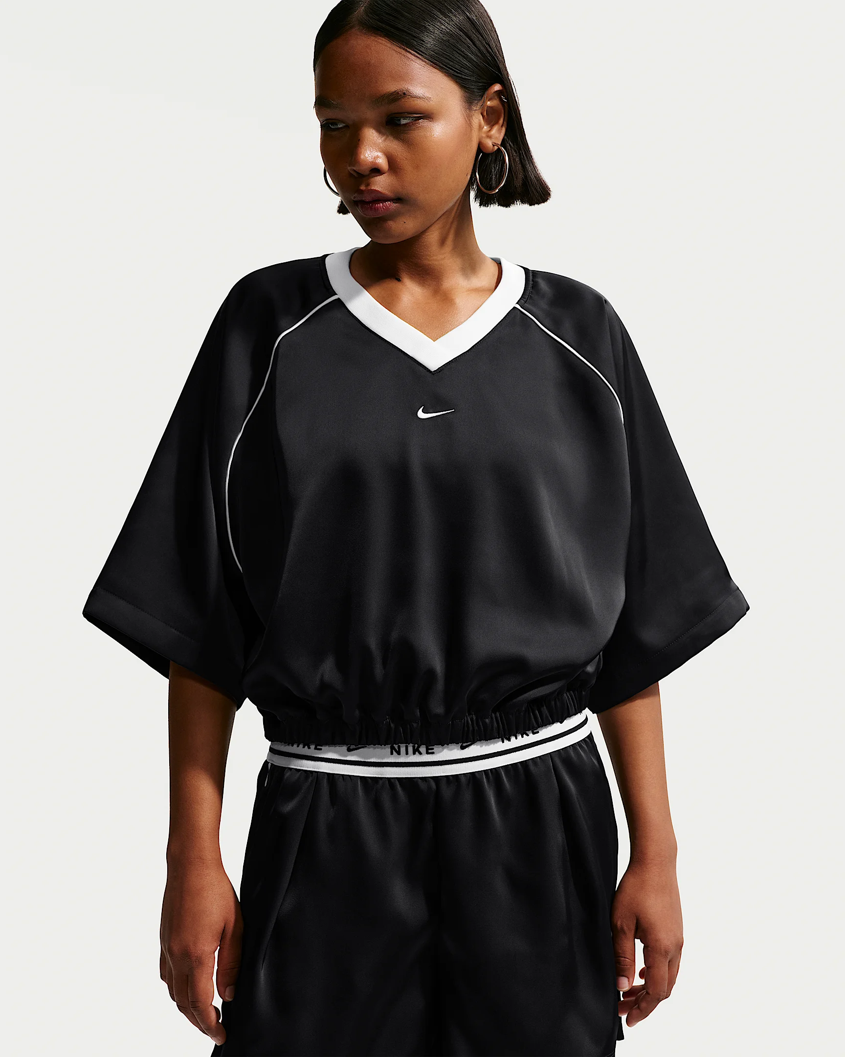 Nike Sportswear Women's Oversized Satin Top - 1