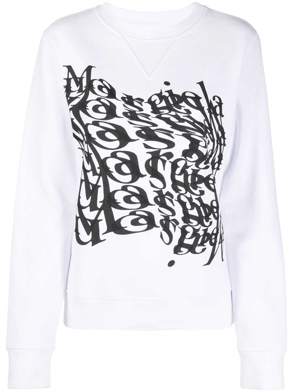 logo print sweatshirt - 1