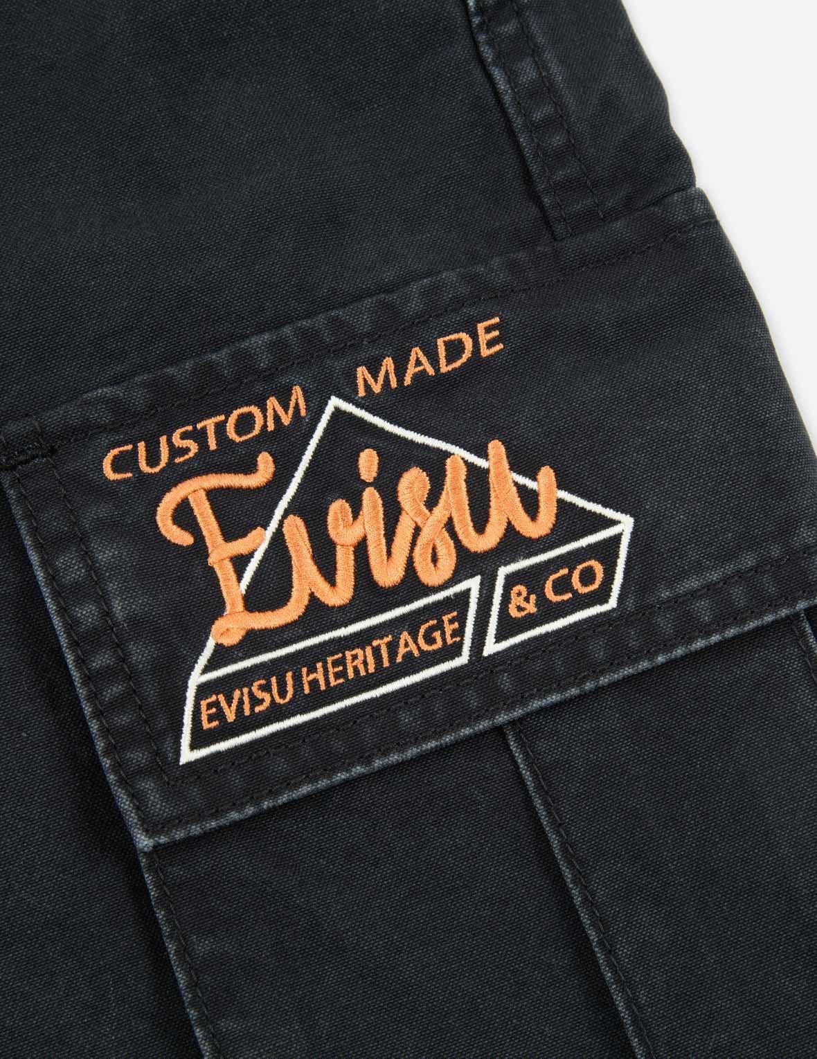 GODHEAD EMBROIDERY CARGO SHORTS - 10