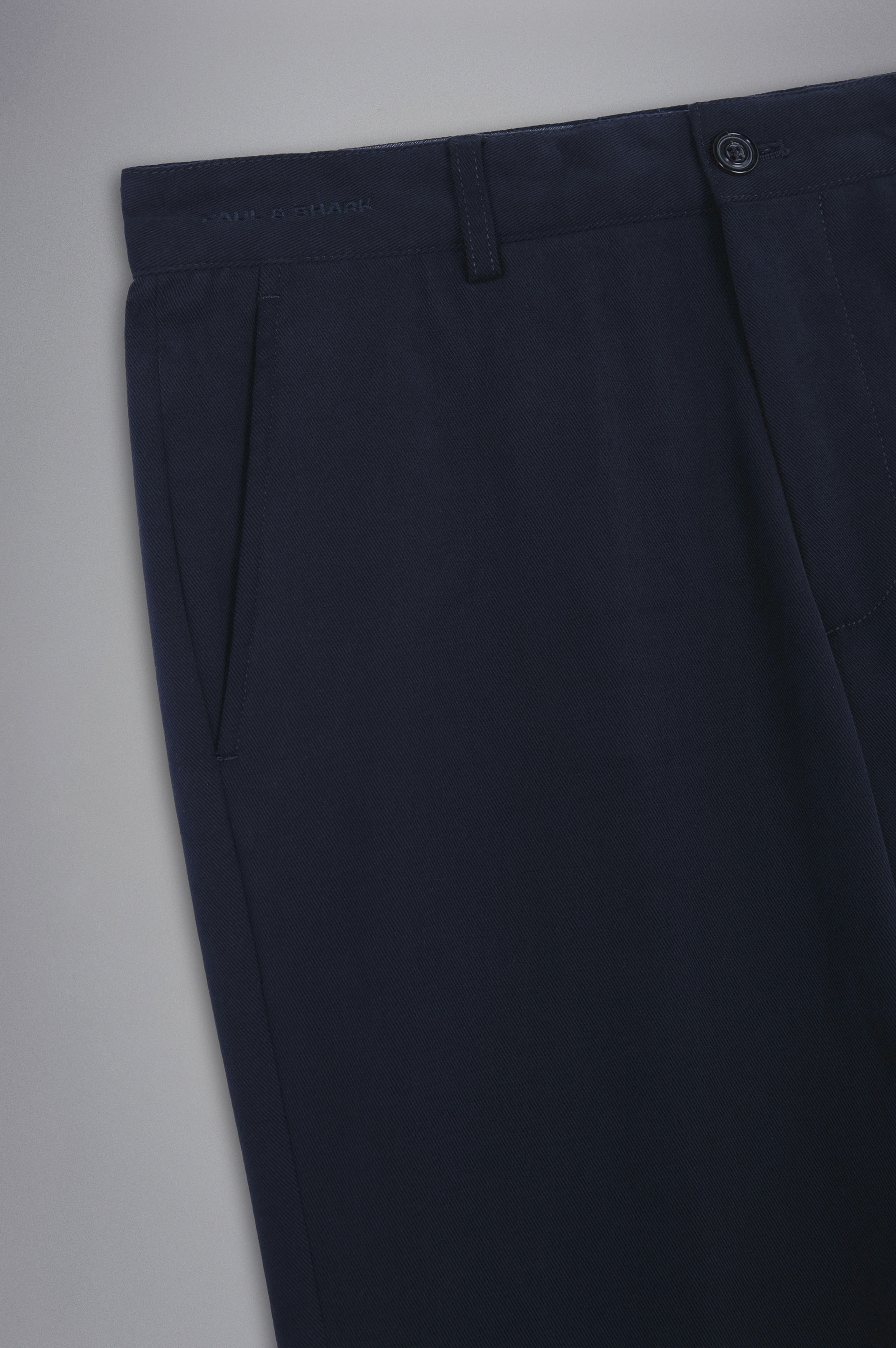 CHINO COTTON STRETCH TROUSERS - 4