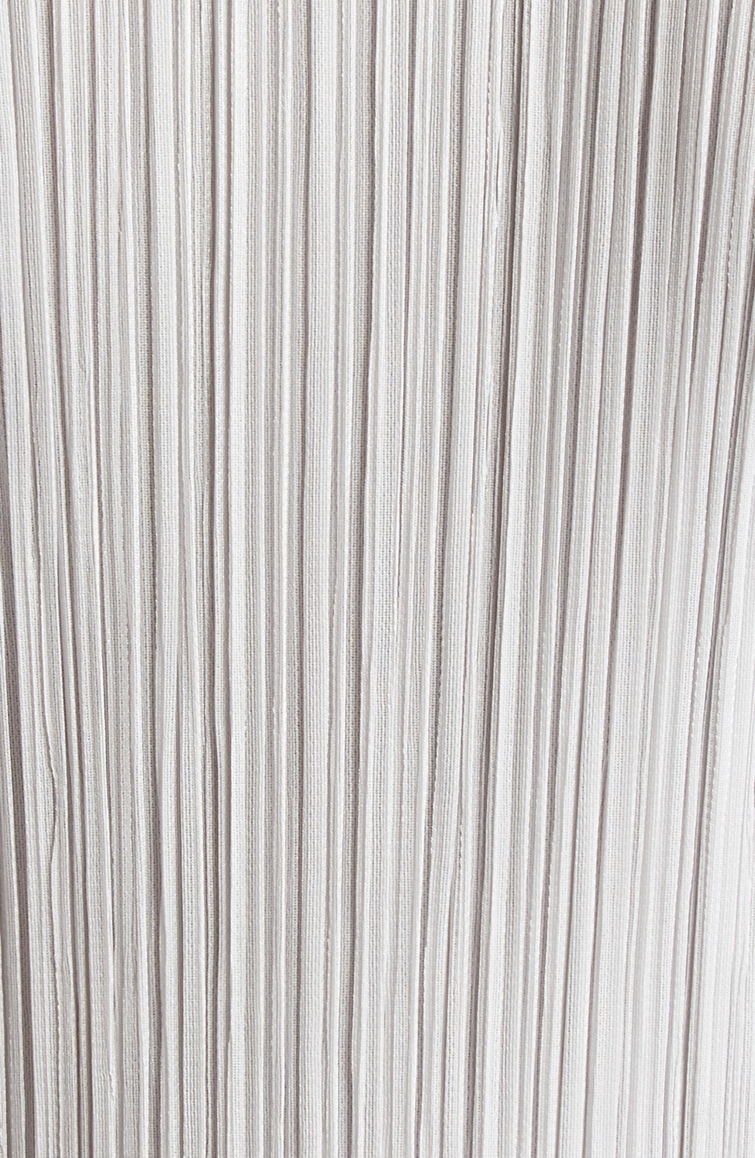 Pleats Please Issey Miyake Basics Pleated Sleeveless Top in Light Gray at Nordstrom - 6