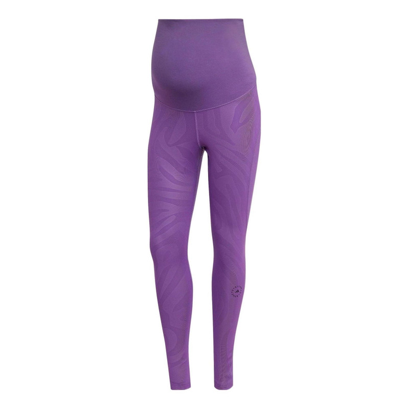 (WMNS) adidas by Stella McCartney Yoga leggings for expectant mothers 'Purple' HI6025 - 1