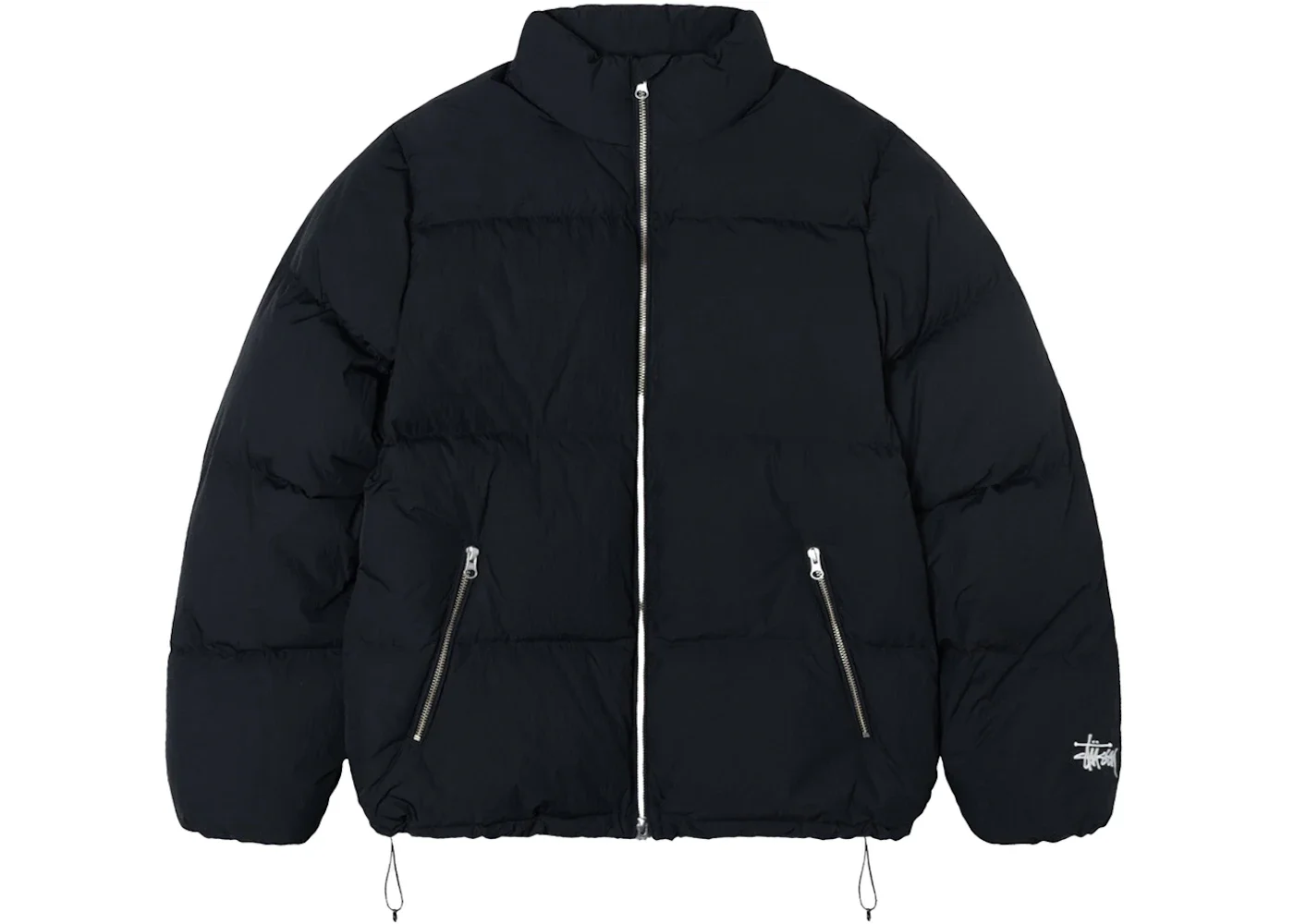 Stussy Nylon Down Puffer Black - 1