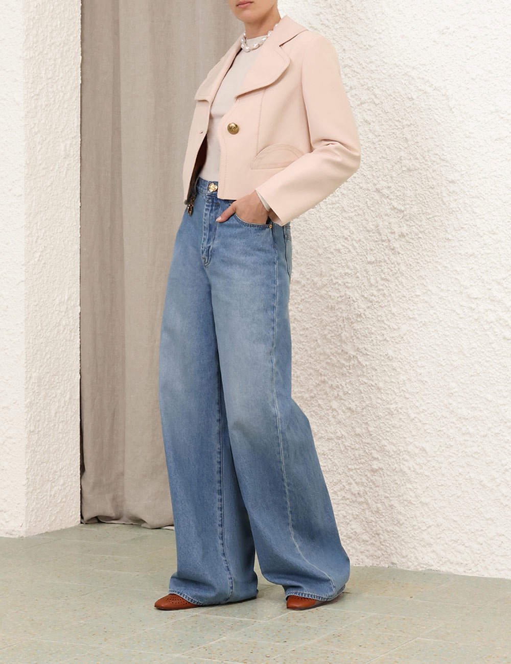 CRUSH FITTED JACKET - 3