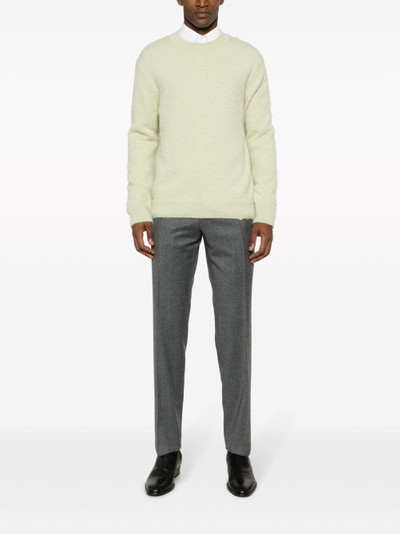 Canali tailored wool trousers outlook
