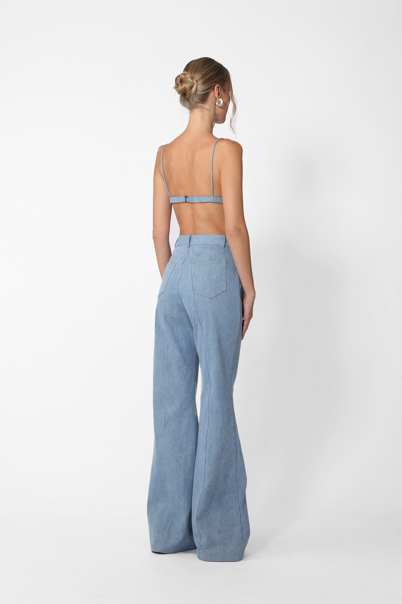 CLEO DENIM BRALETTE - 5