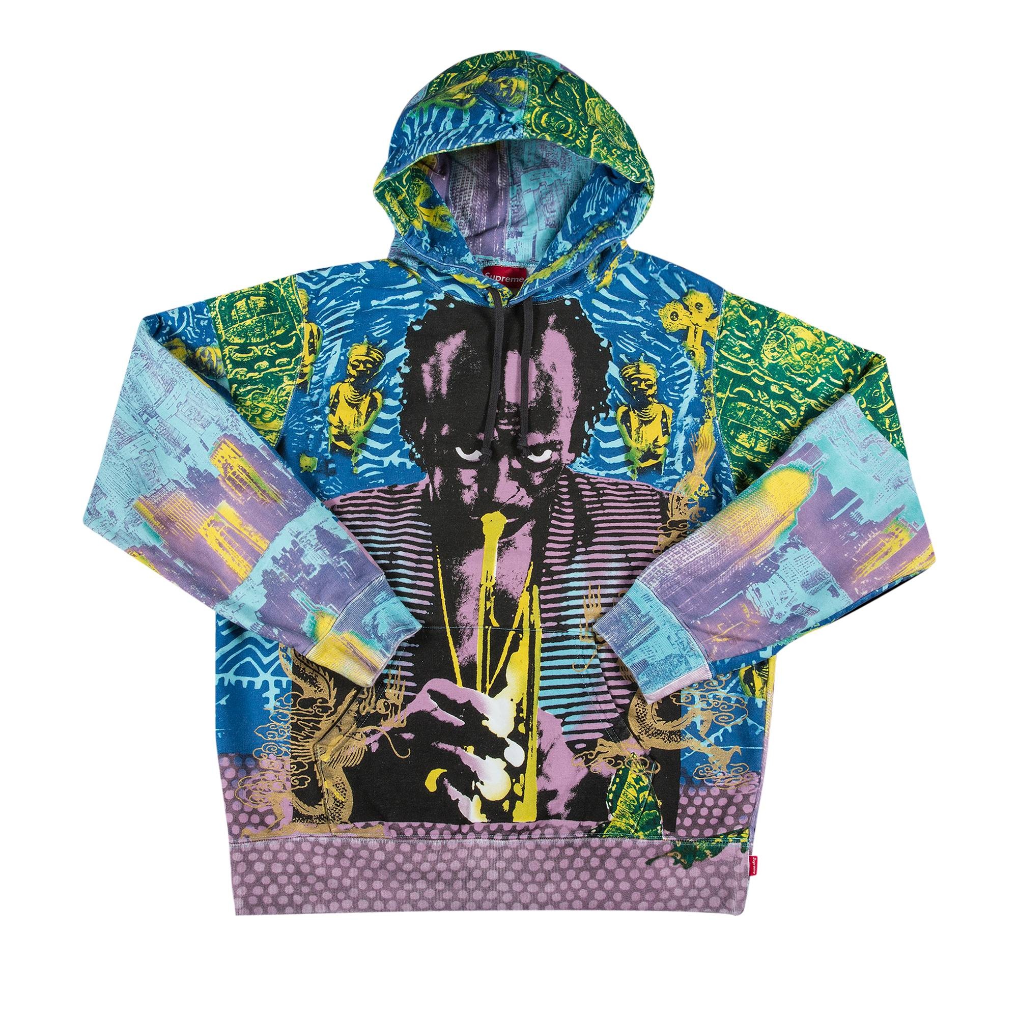 Supreme Miles Davis Hooded Sweatshirt 'Blue' - 1