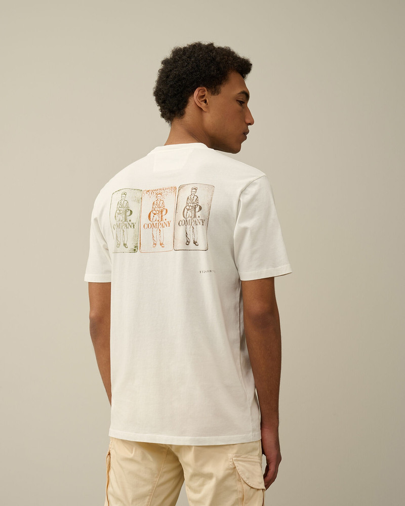 C.P. Company 24/1 Jersey Artisanal Three Cards T-shirt outlook