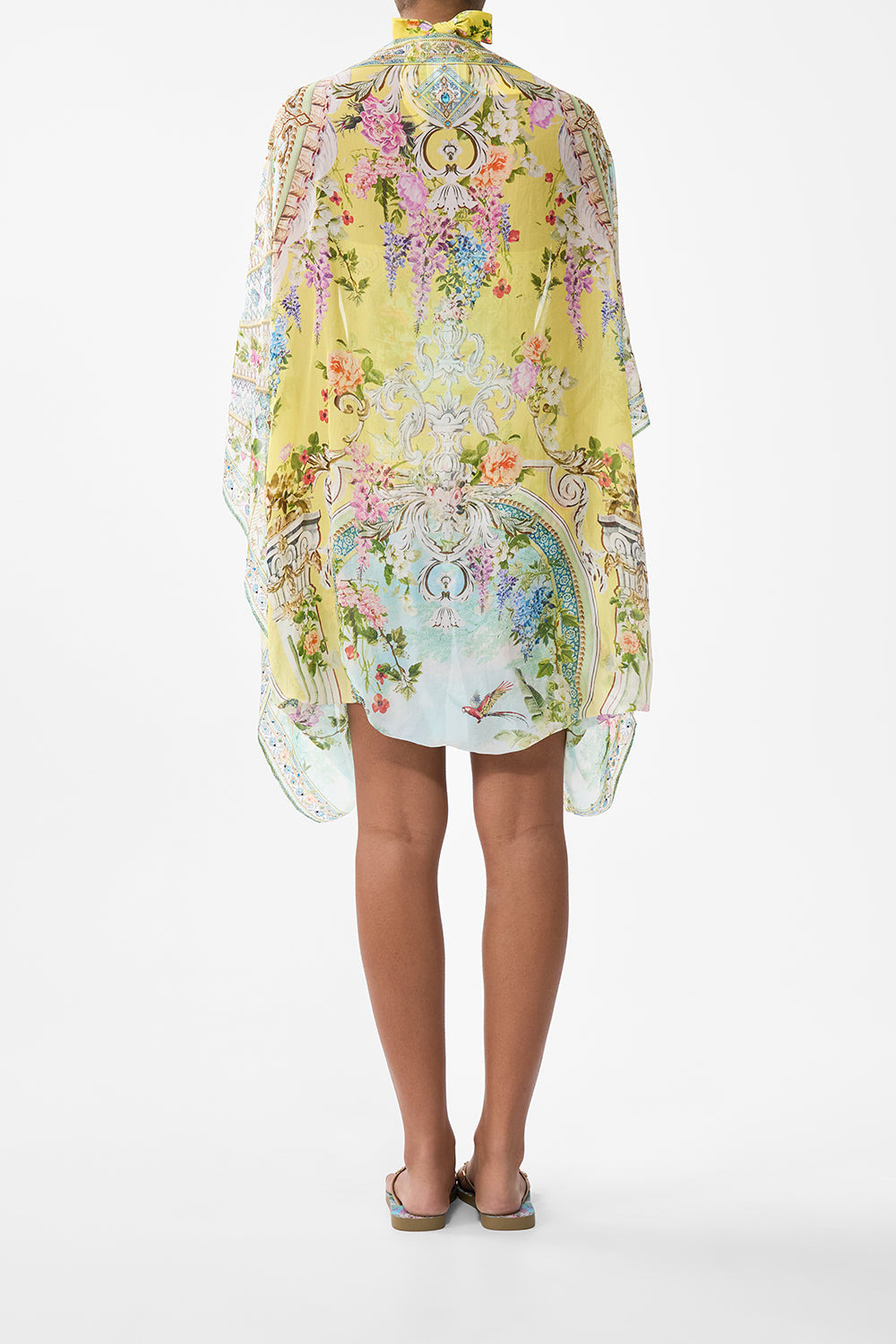 SILK CHIFFON SHRUG - 2