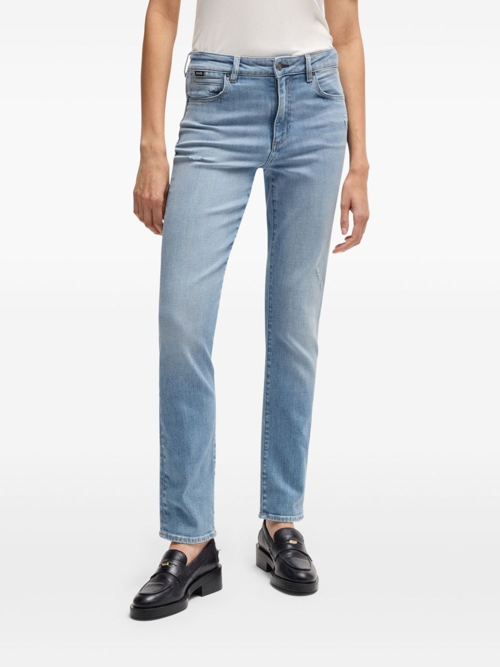 ripped-detail jeans - 3