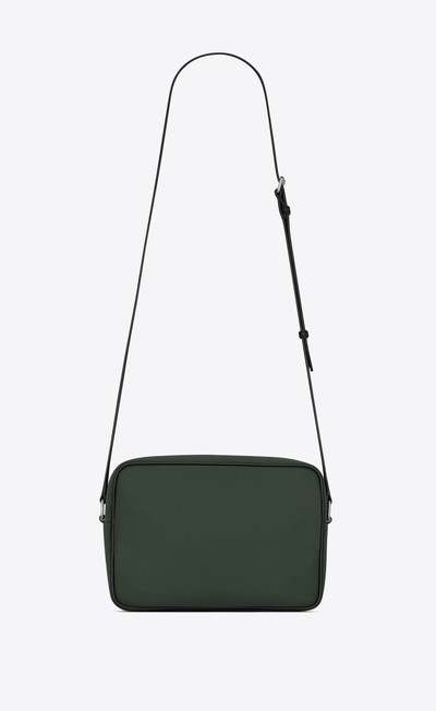 SAINT LAURENT camp camera bag in econyl® and lambskin outlook