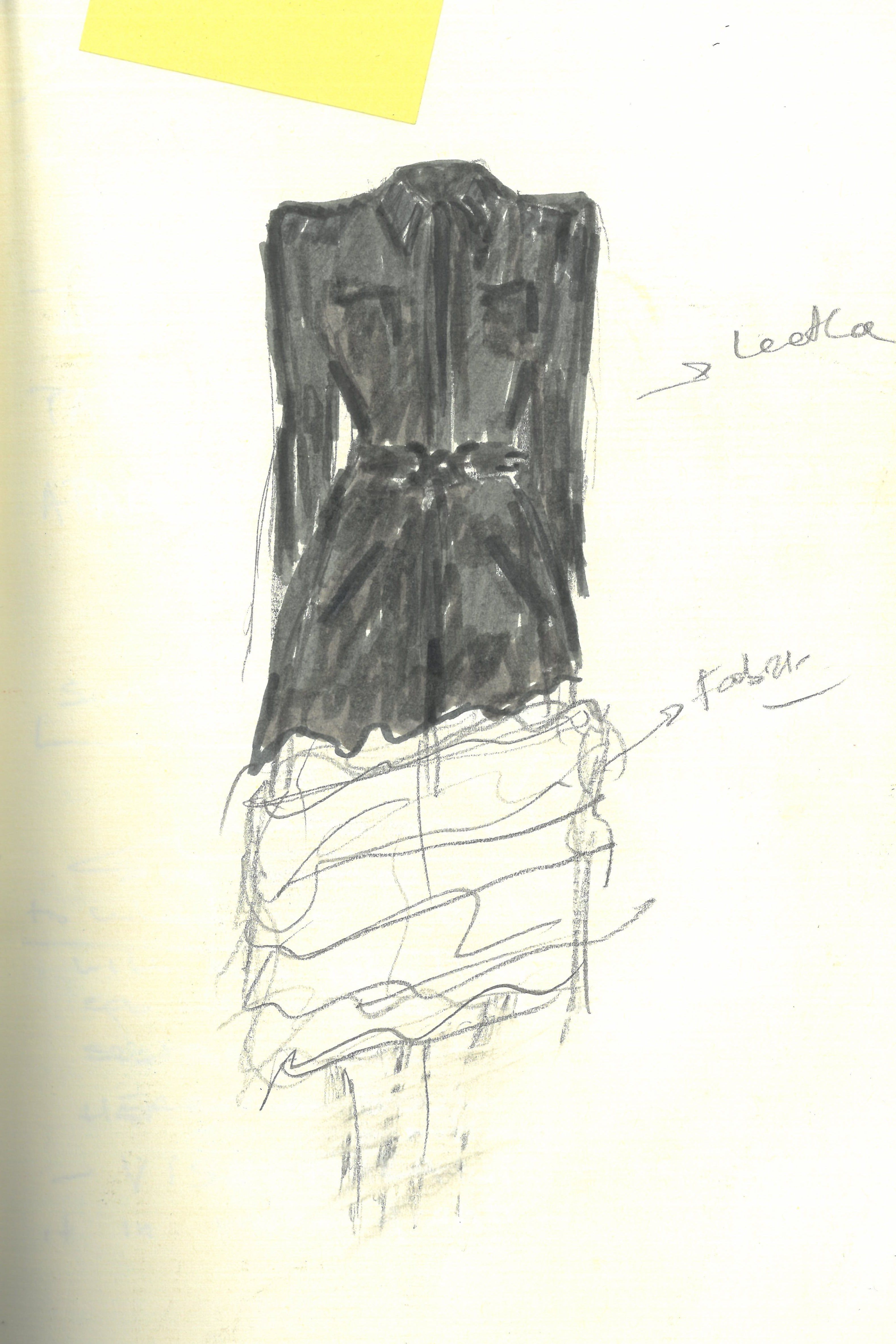 Isak Trench Coat in Black Soft Leather & Ivory Cashmere Shearling - 6