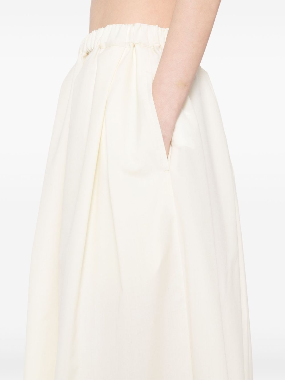 pleated wide-leg pants - 5