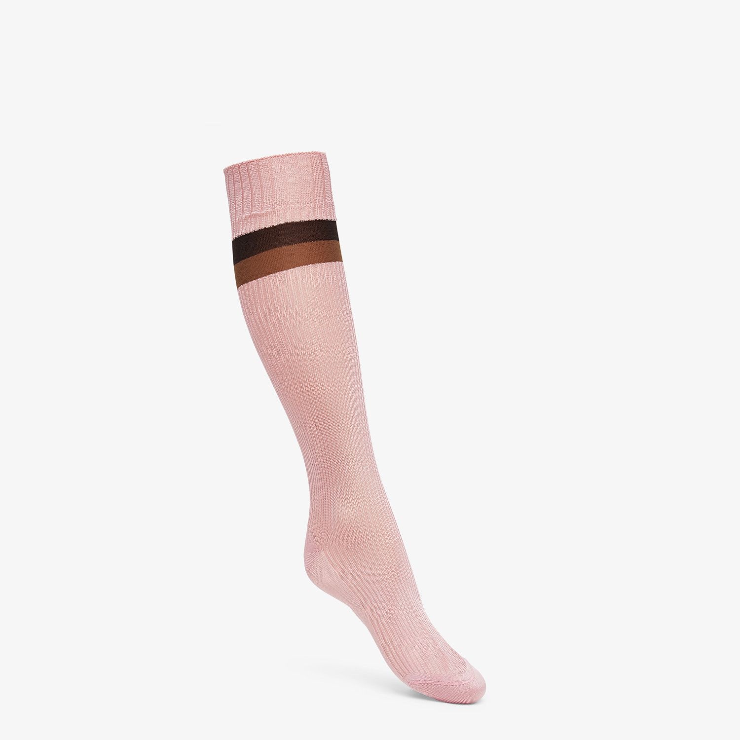 Pink silk socks - 1