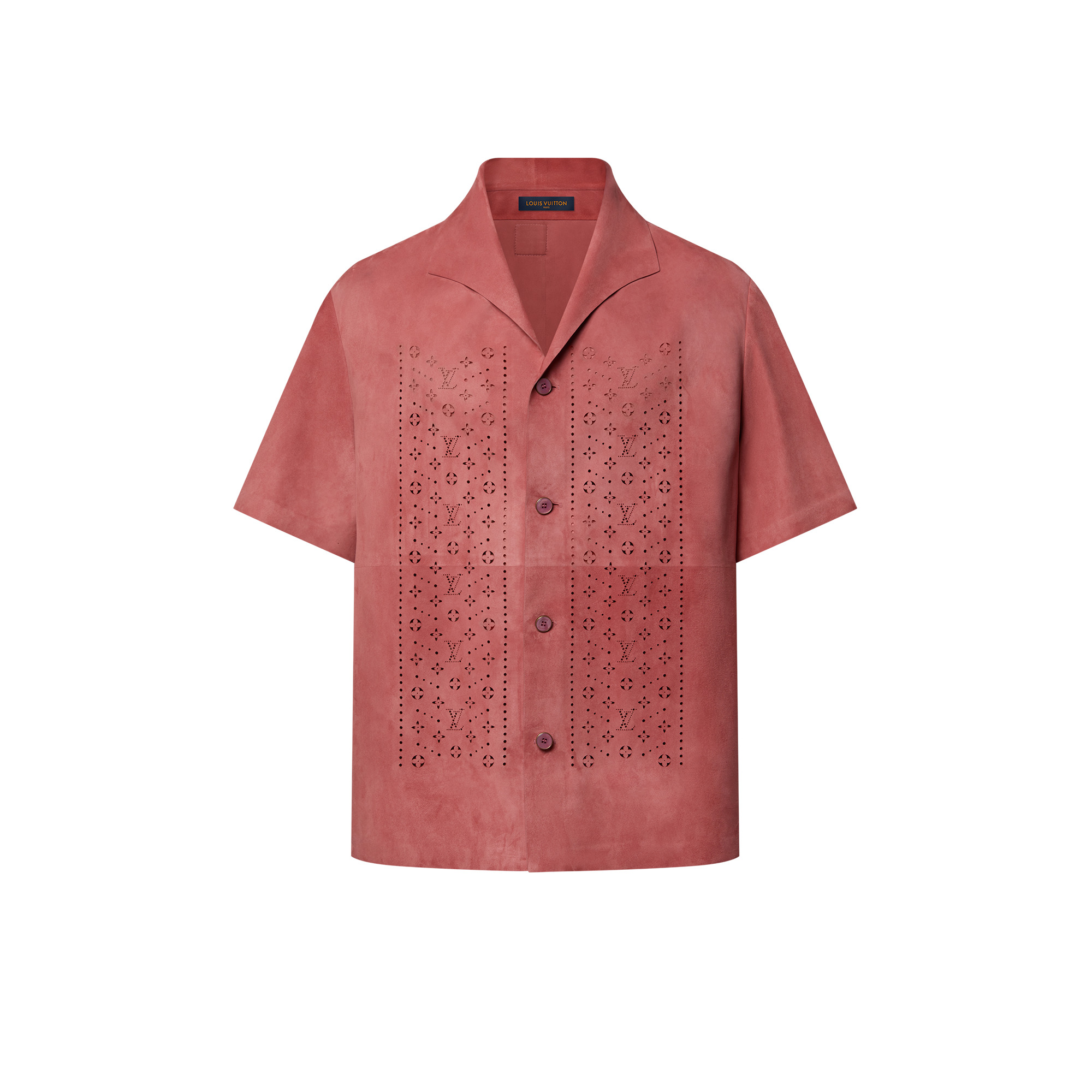 Perforated Leather Shirt - 1
