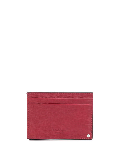 Salvatore Ferragamo logo plaque cardholder outlook