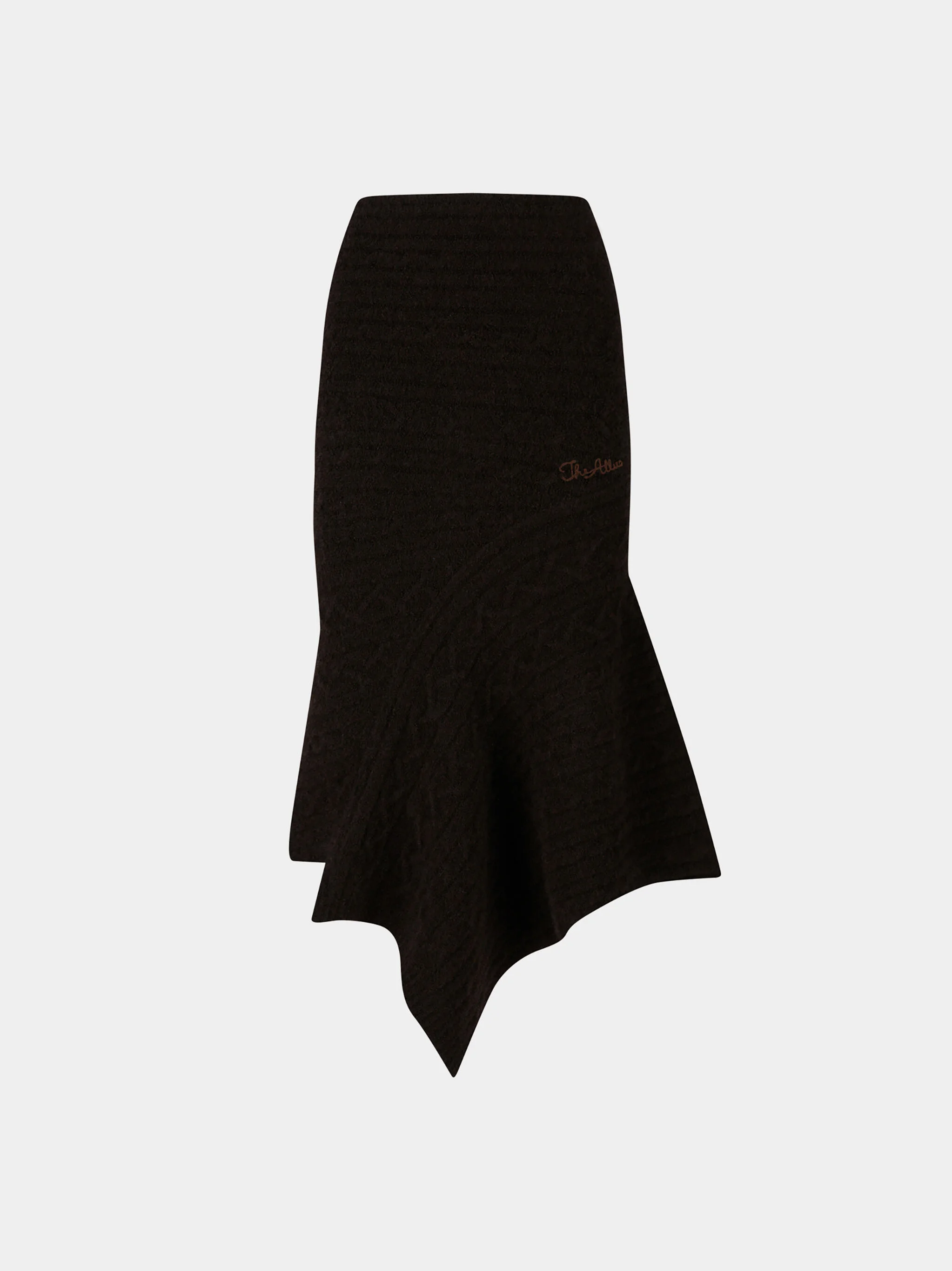 BROWN MIDI SKIRT - 1