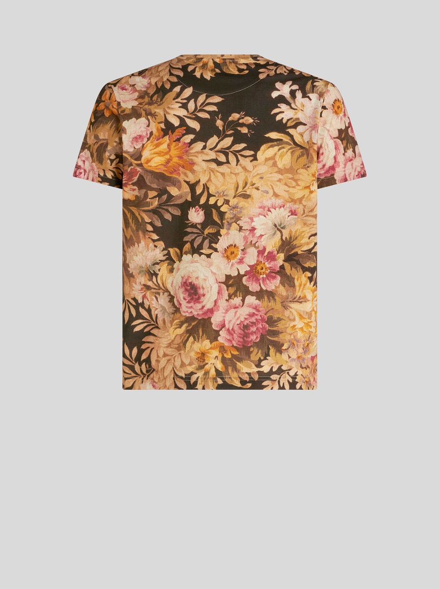 FLORAL PRINT T-SHIRT - 5