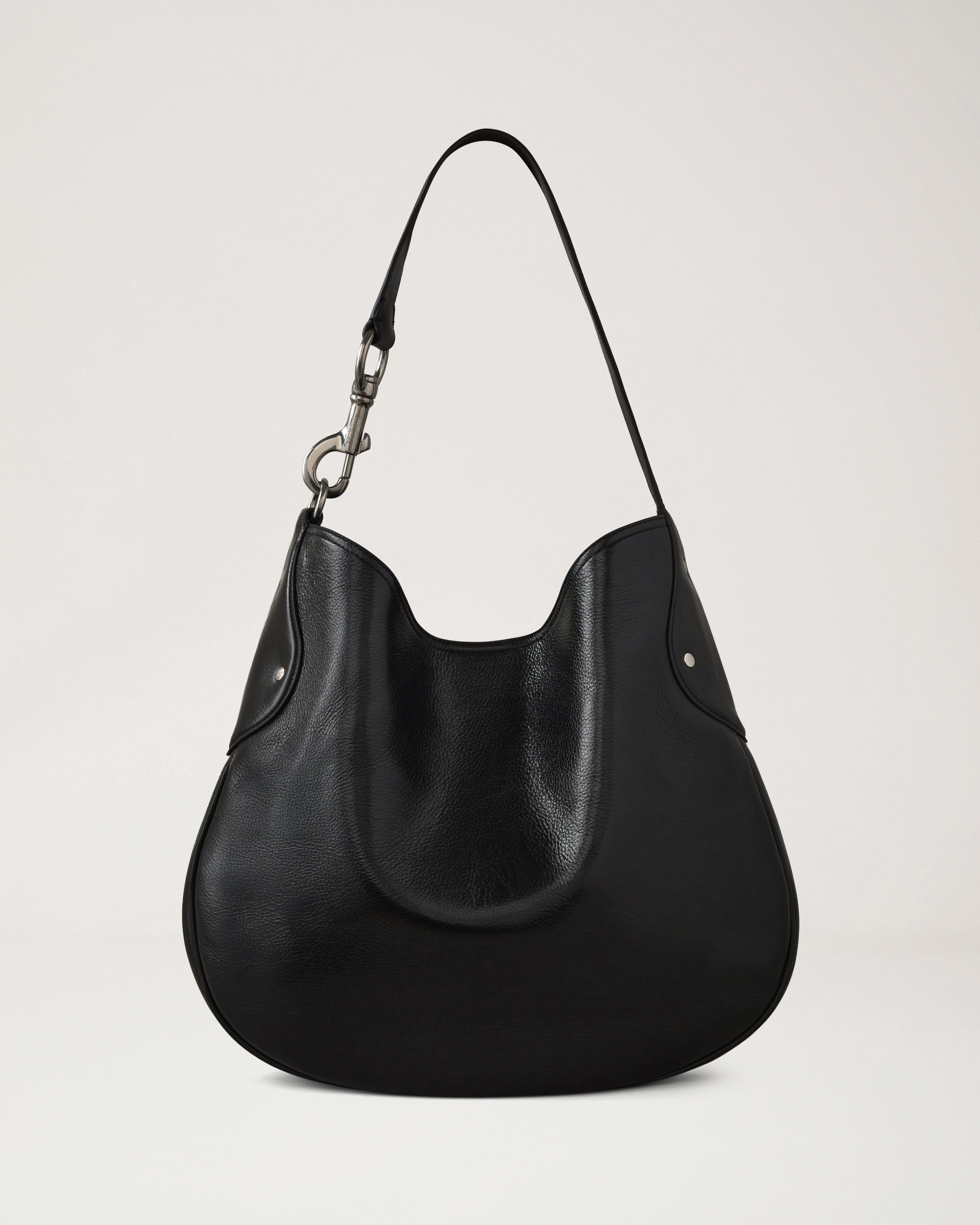 Hackney Shoulder Bag
Black High Shine Leather - 1