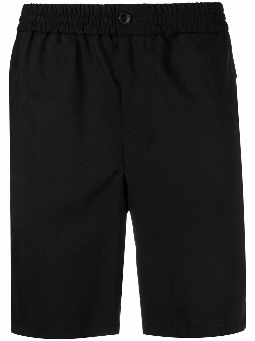 Elasticized Waist Bermuda Shorts - 1