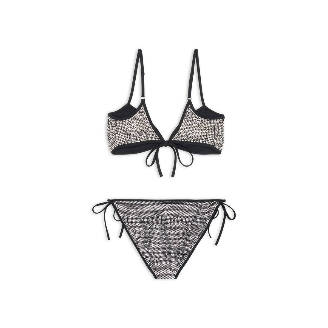 Women's Minimal Bikini Set in Black - 2