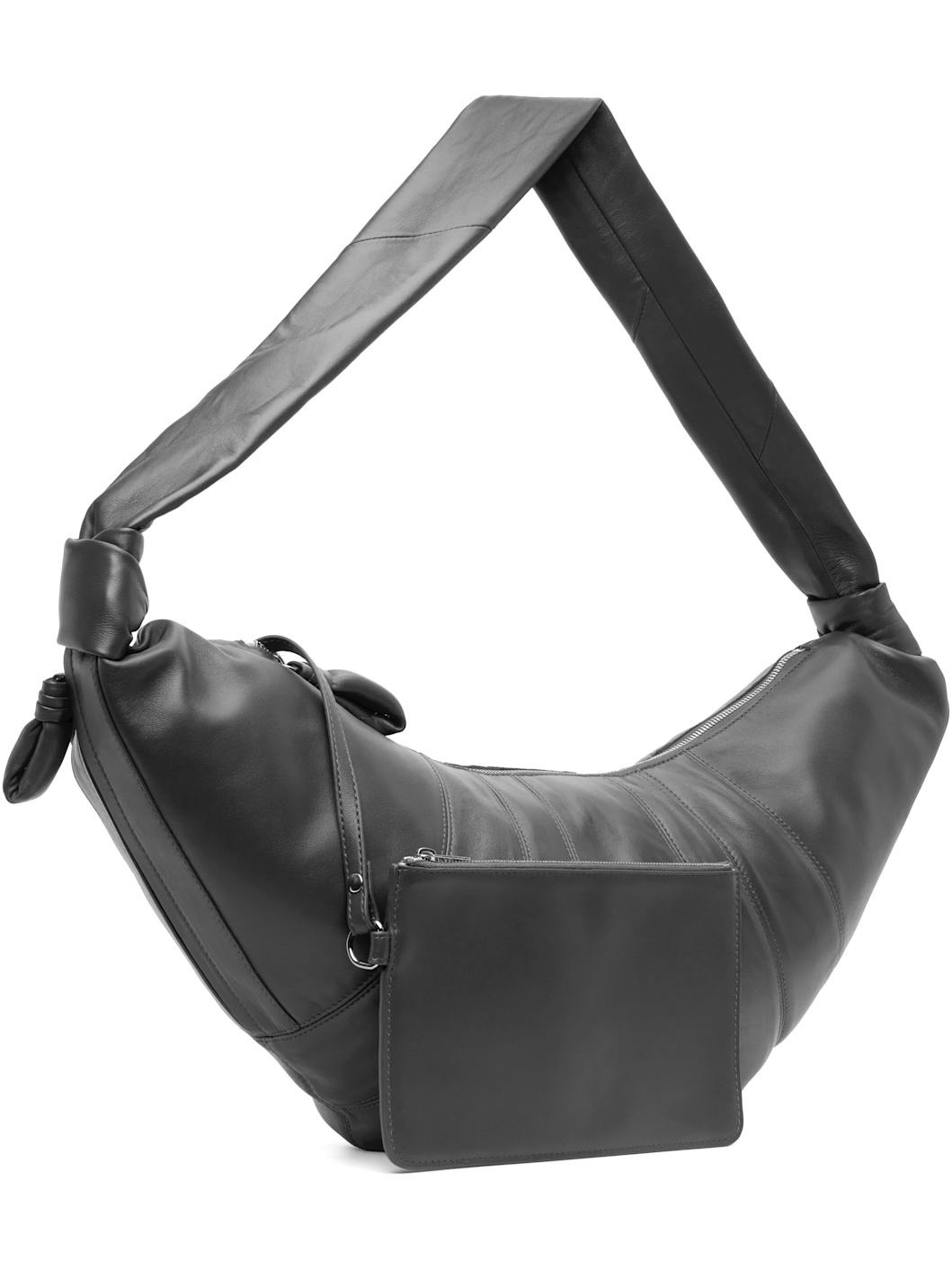 Gray Large Croissant Bag - 2