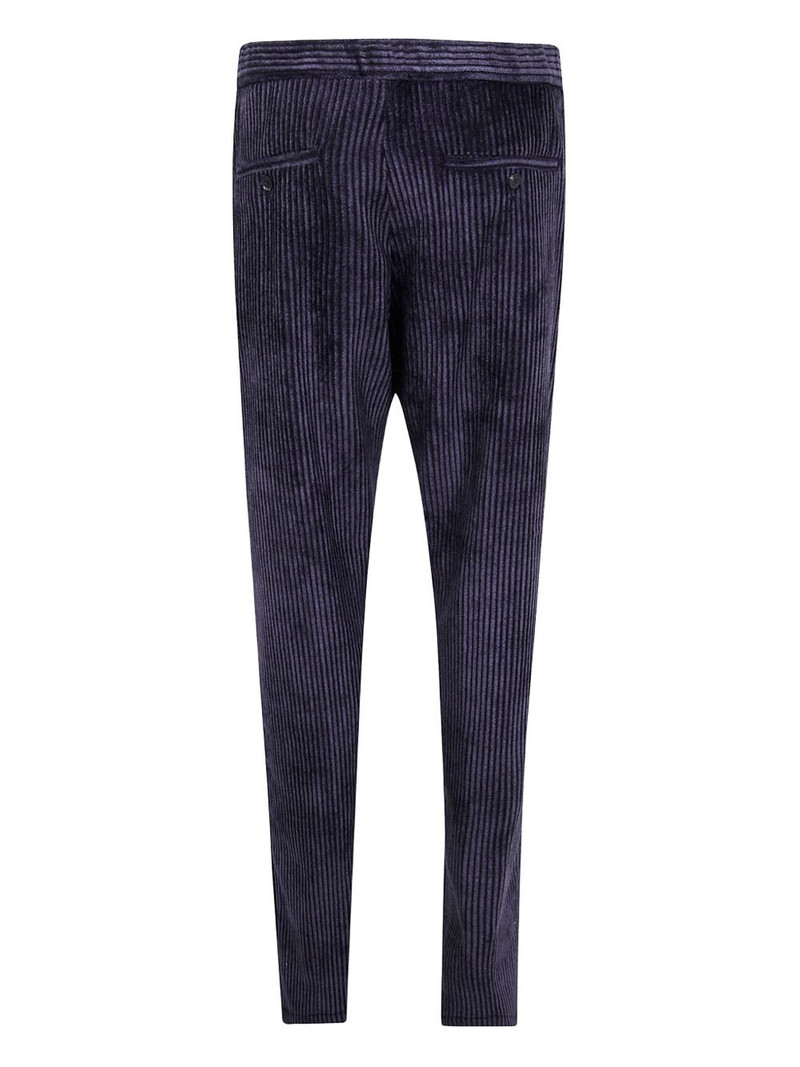 EMPORIO ARMANI striped corduroy trousers outlook