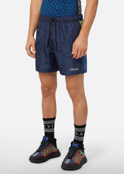 VERSACE La Greca Gym Shorts outlook