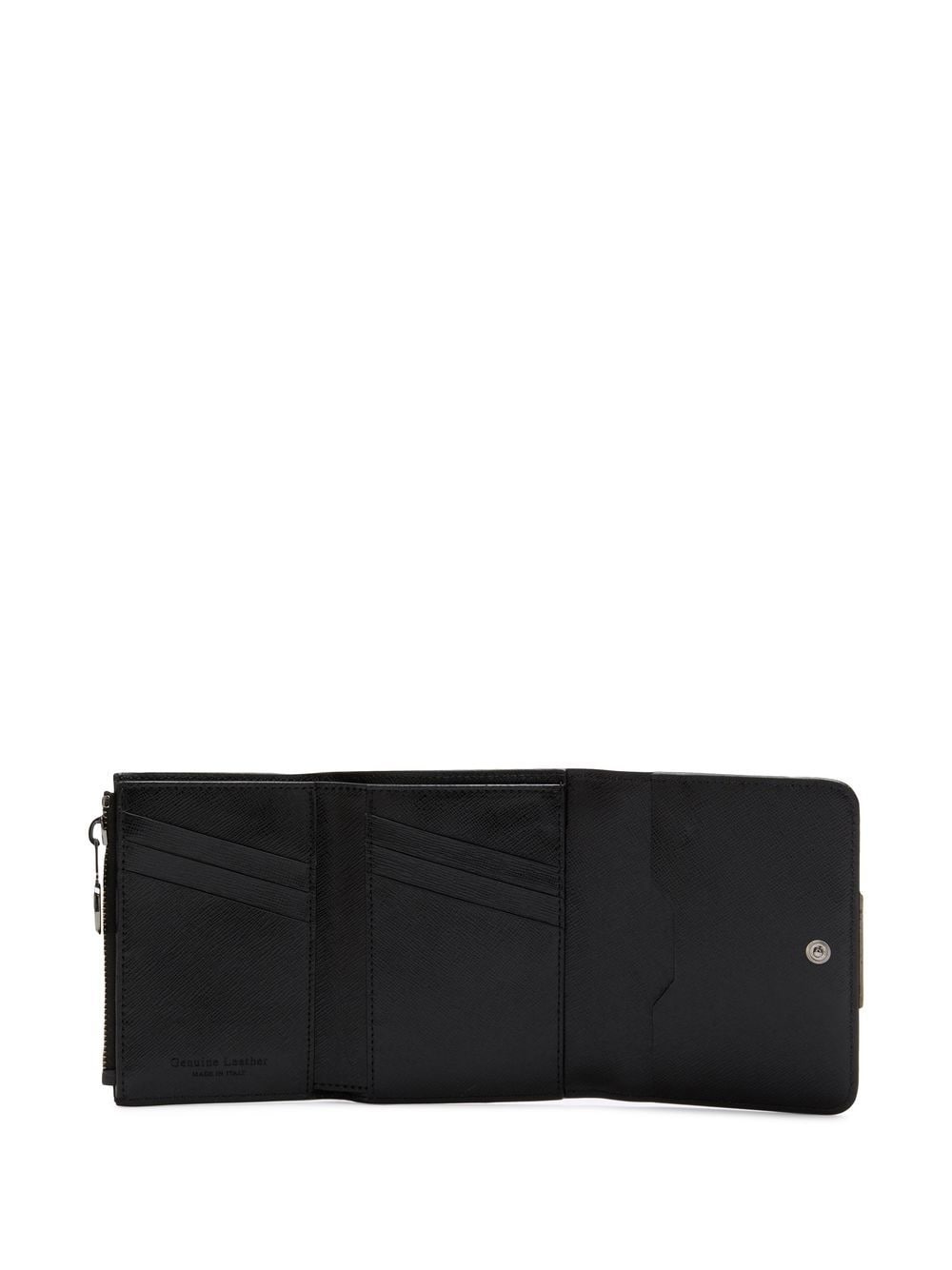 Diag-stripe foldover wallet - 3