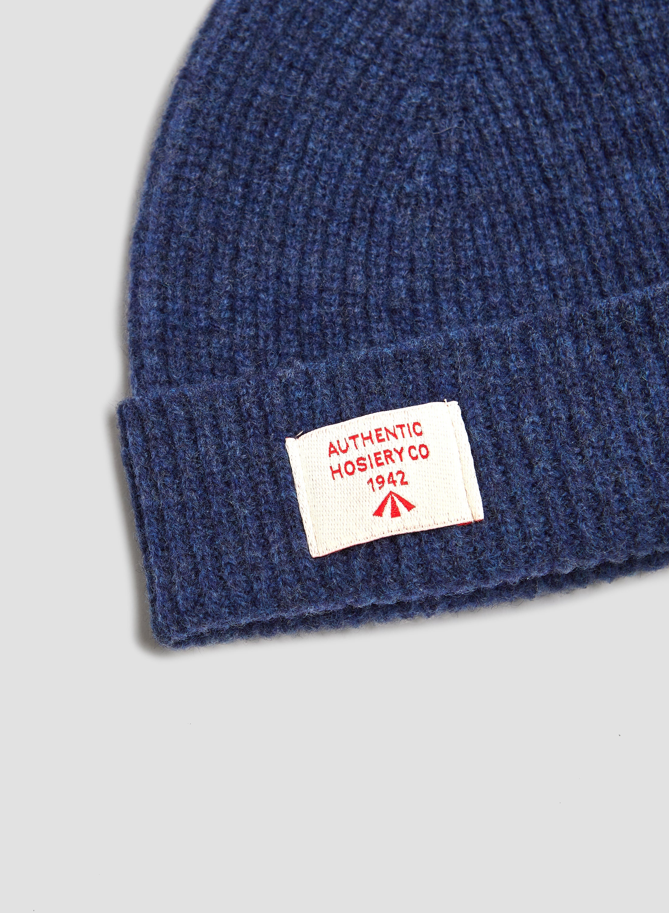 Lambswool Beanie in Rhapsody Blue - 2
