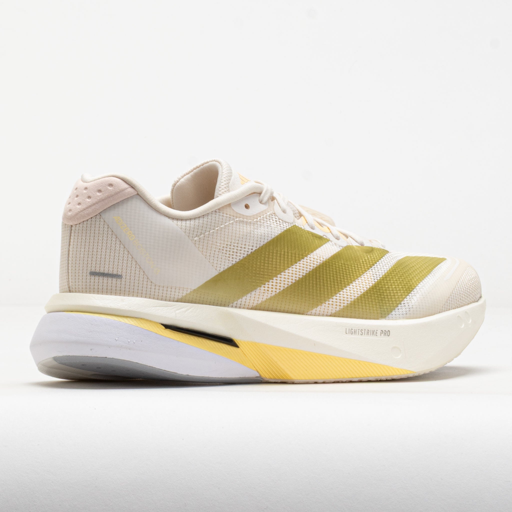 adidas Adizero Boston 13 Women's Chalk White/Gold Metallic/Orange Tint - 6