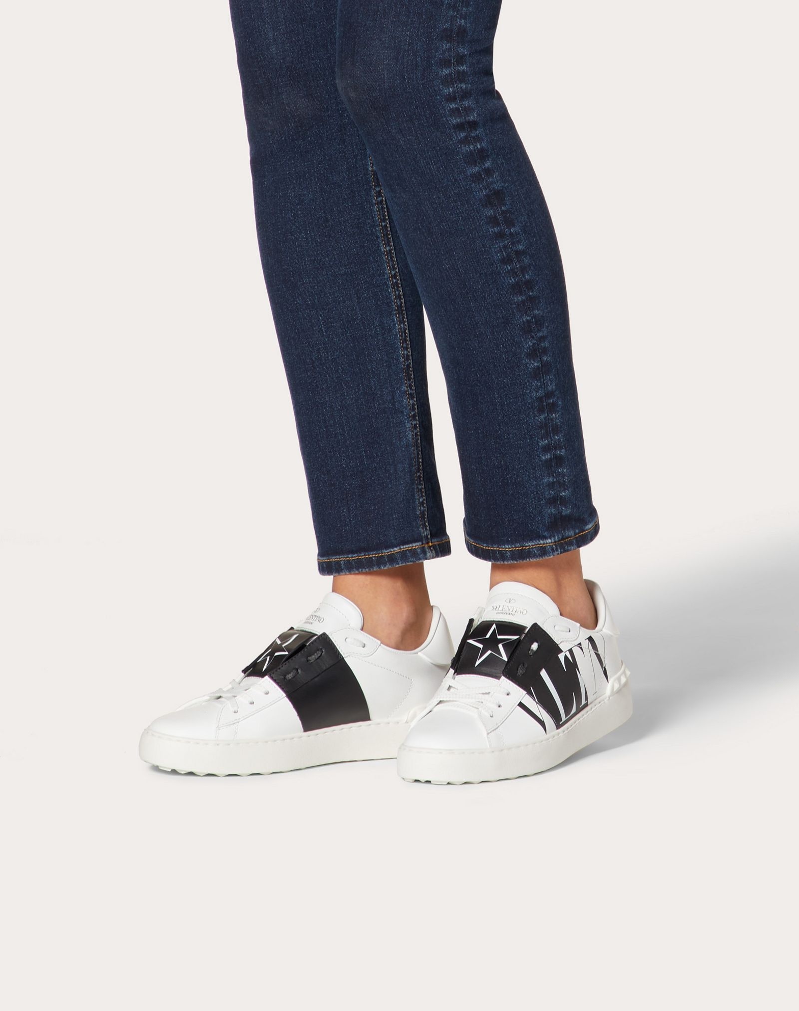 Open Sneaker with VLTNSTAR Print - 6