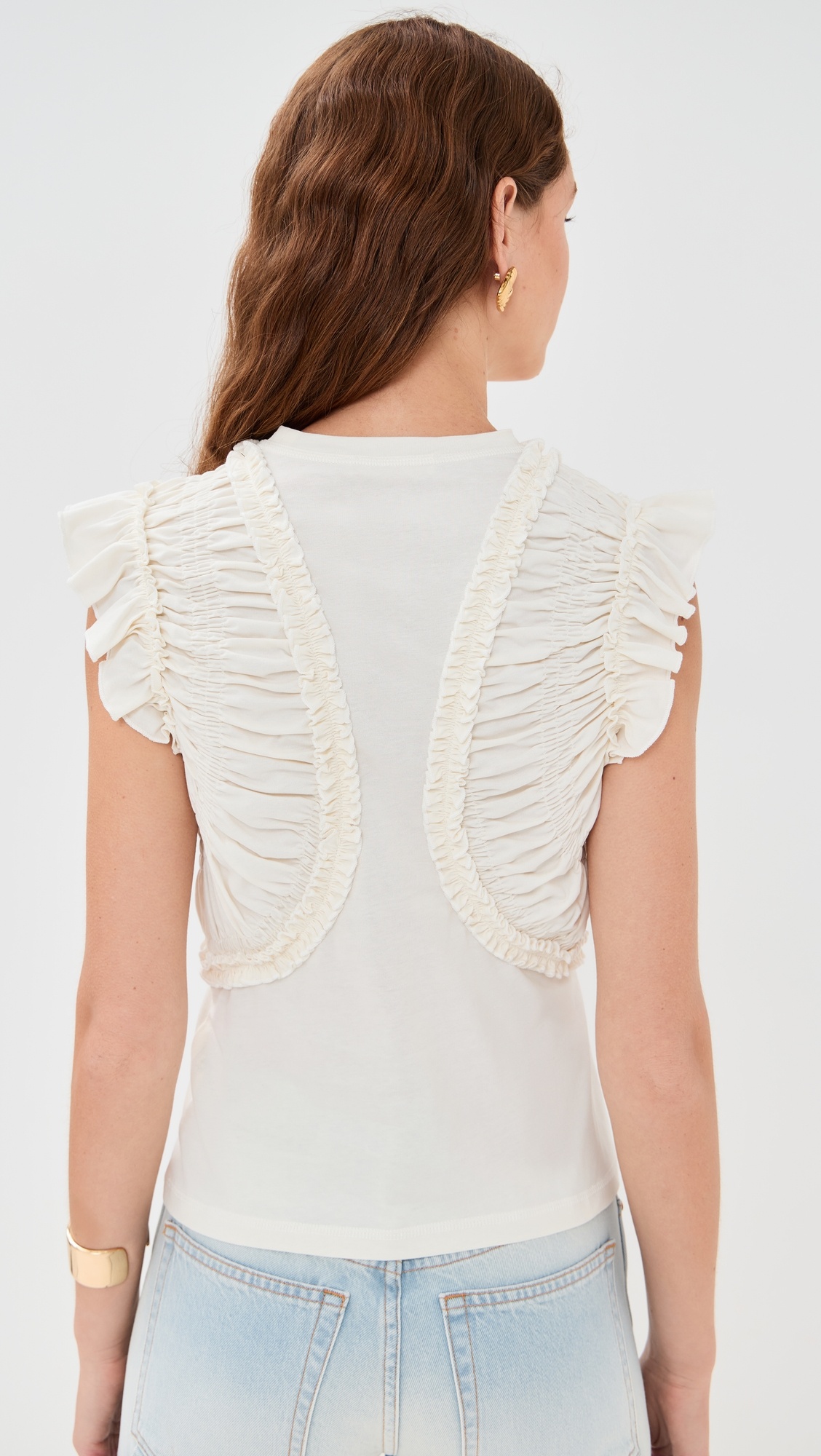 Val Sleeveless Ruffled Top - 2
