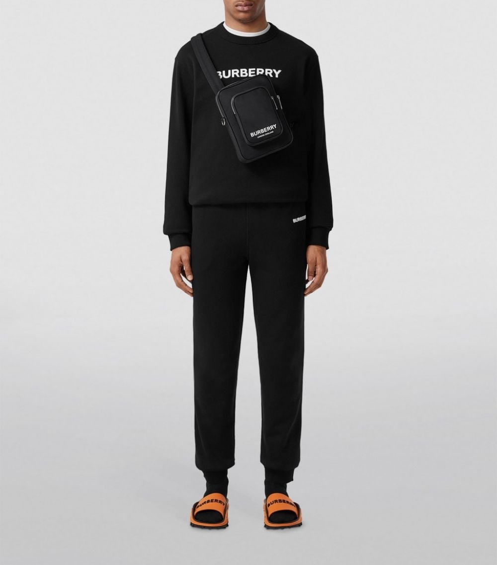 LOGO-PRINT TRACK PANTS - 2