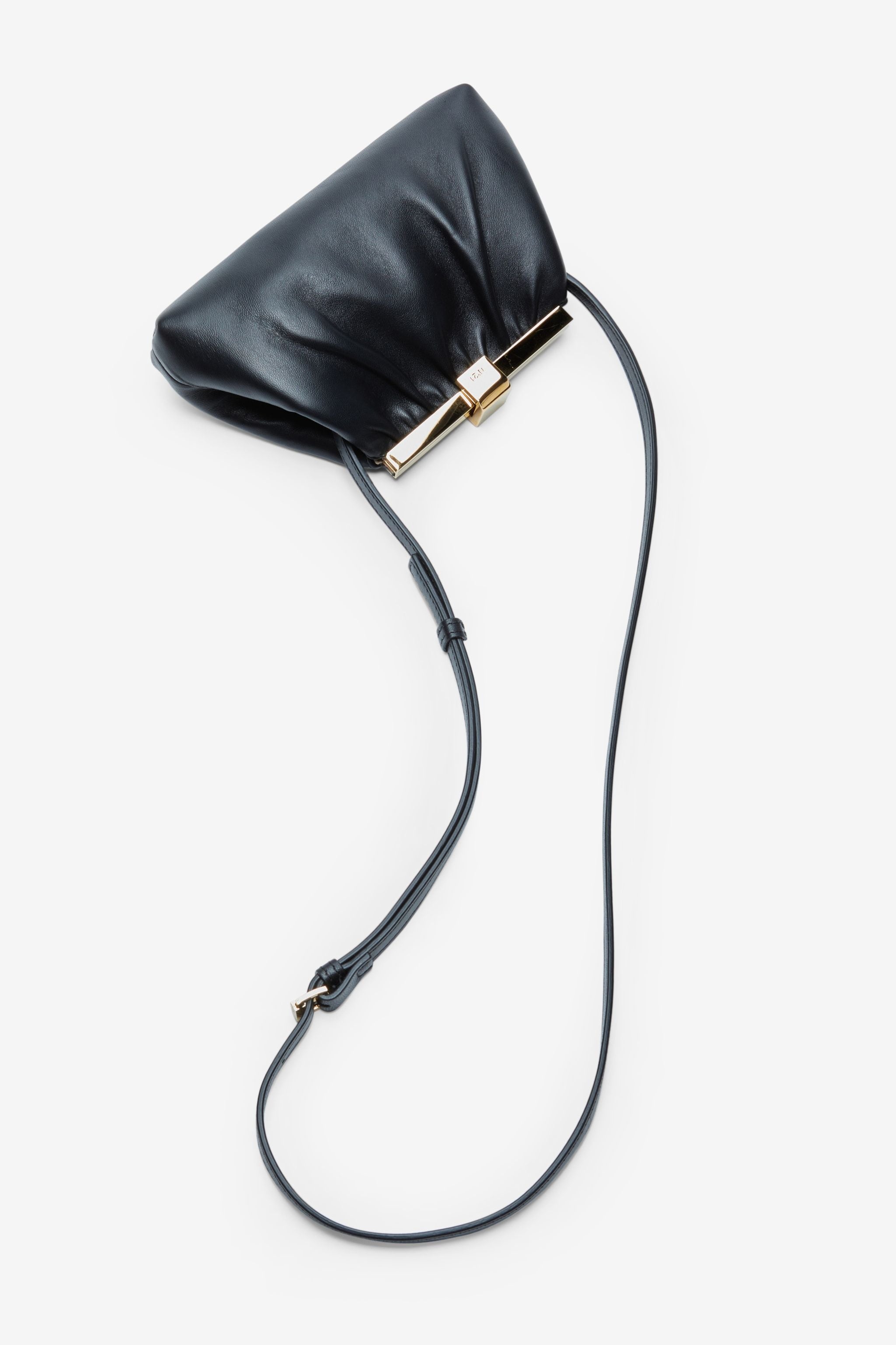 MINI PUFFY JEANNE LEATHER SHOULDER BAG - 3