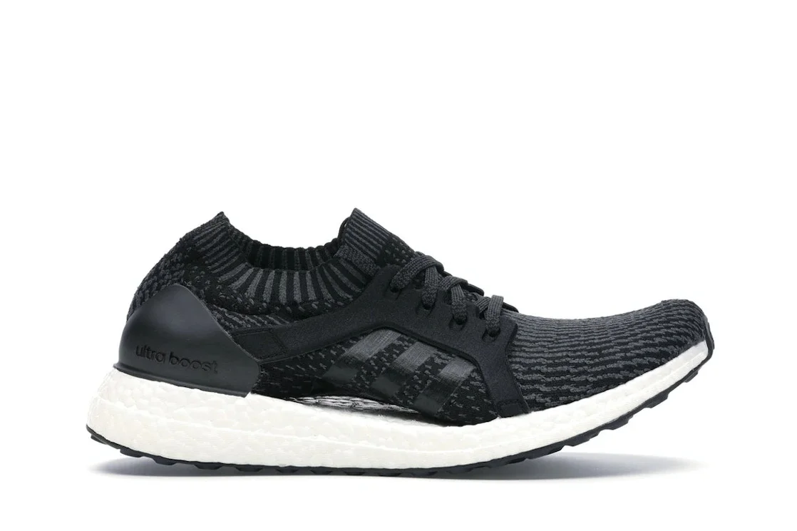 adidas Ultraboost X Black Dark Grey Heather-Onix (Women's) - 1