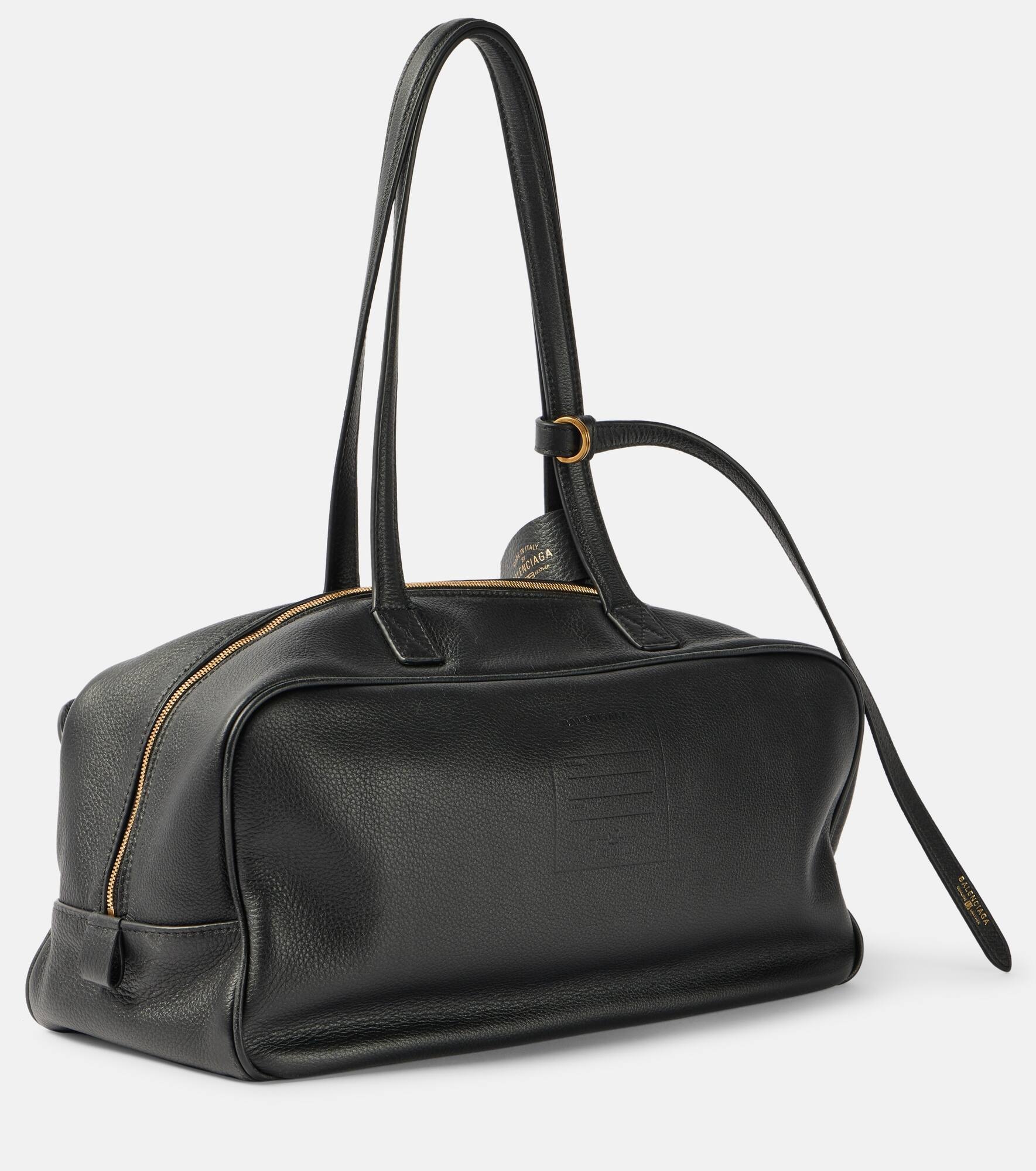Carrie Medium leather bowling bag - 4