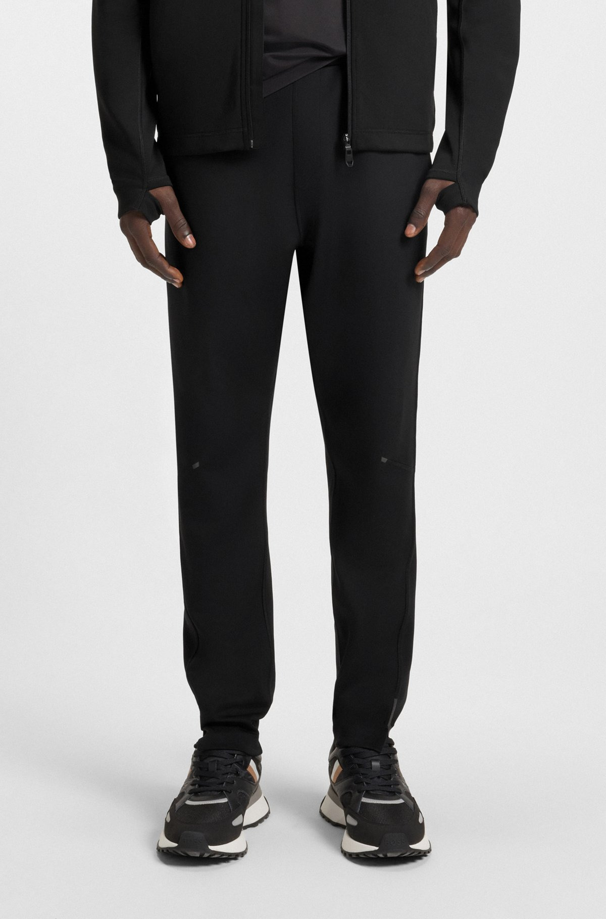 ACTIVE TRACKSUIT BOTTOMS IN STRETCH FABRIC WITH MOISTURE MANAGEMENT - 2