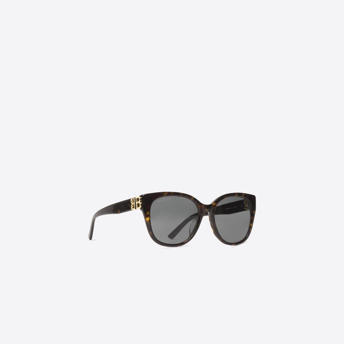 Women's Dynasty Cat Sunglasses in Dark Havana - 3