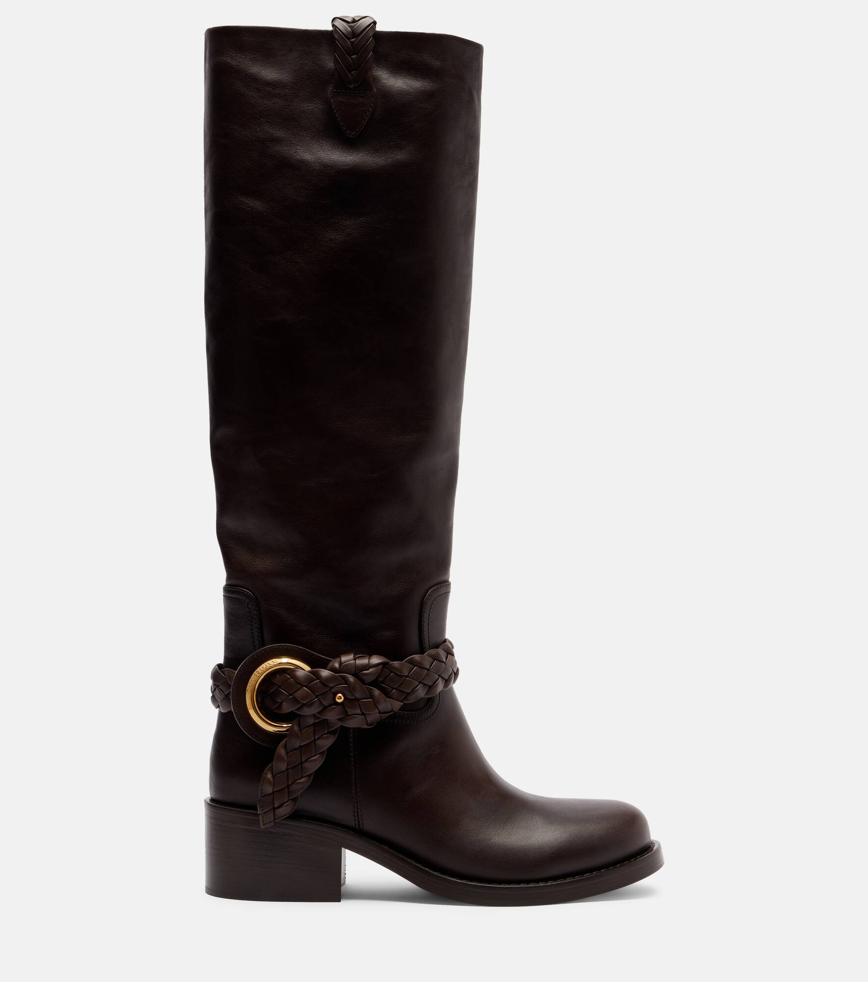 Helix 40 leather knee-high boots - 4