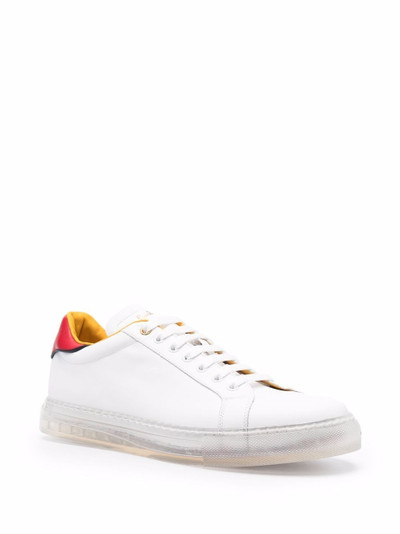 Paul Smith contrasting heel-counter sneakers outlook