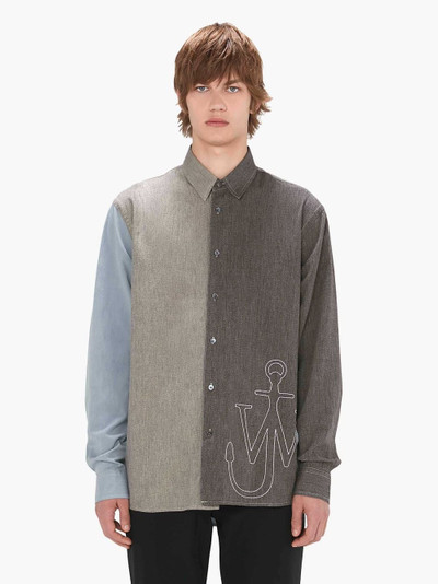 JW Anderson CLASSIC FIT PATCHWORK SHIRT outlook