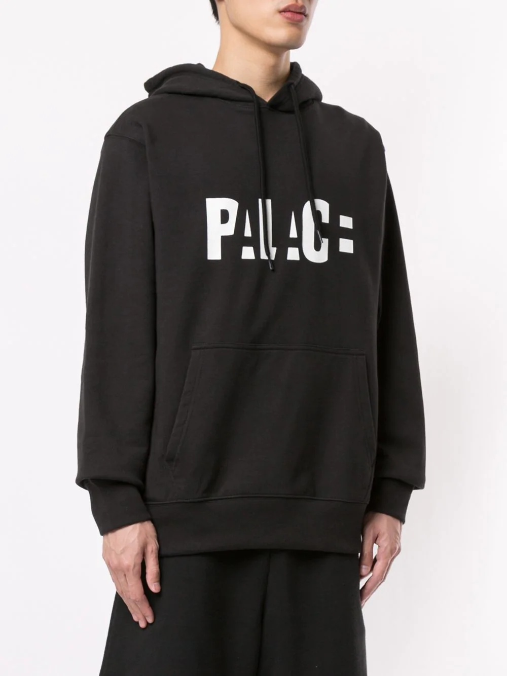 logo print hoodie - 3