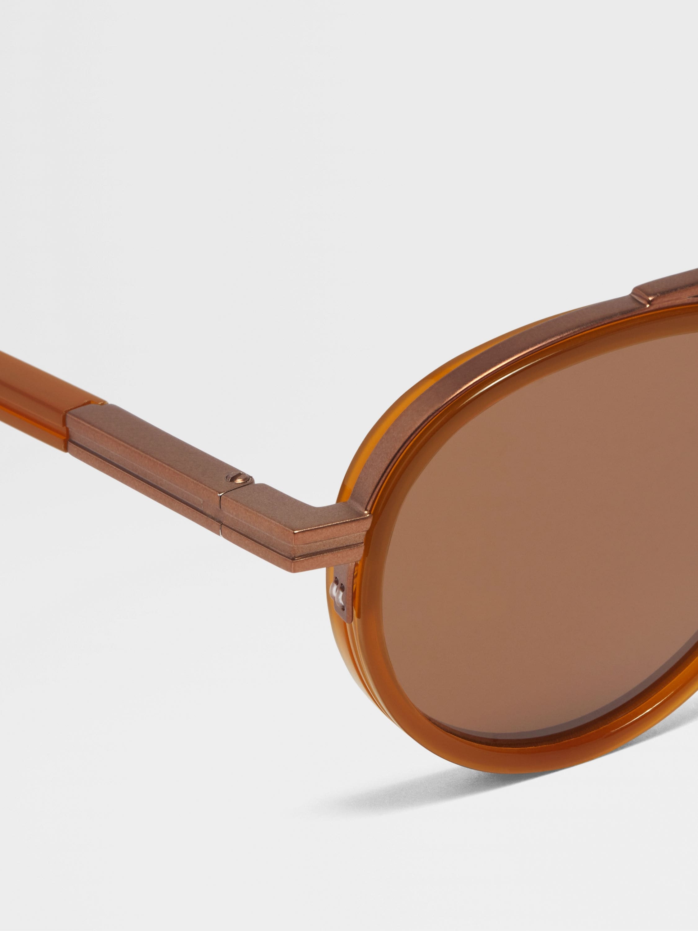 FOLIAGE ORIZZONTE II ACETATE AND METAL SUNGLASSES - 2