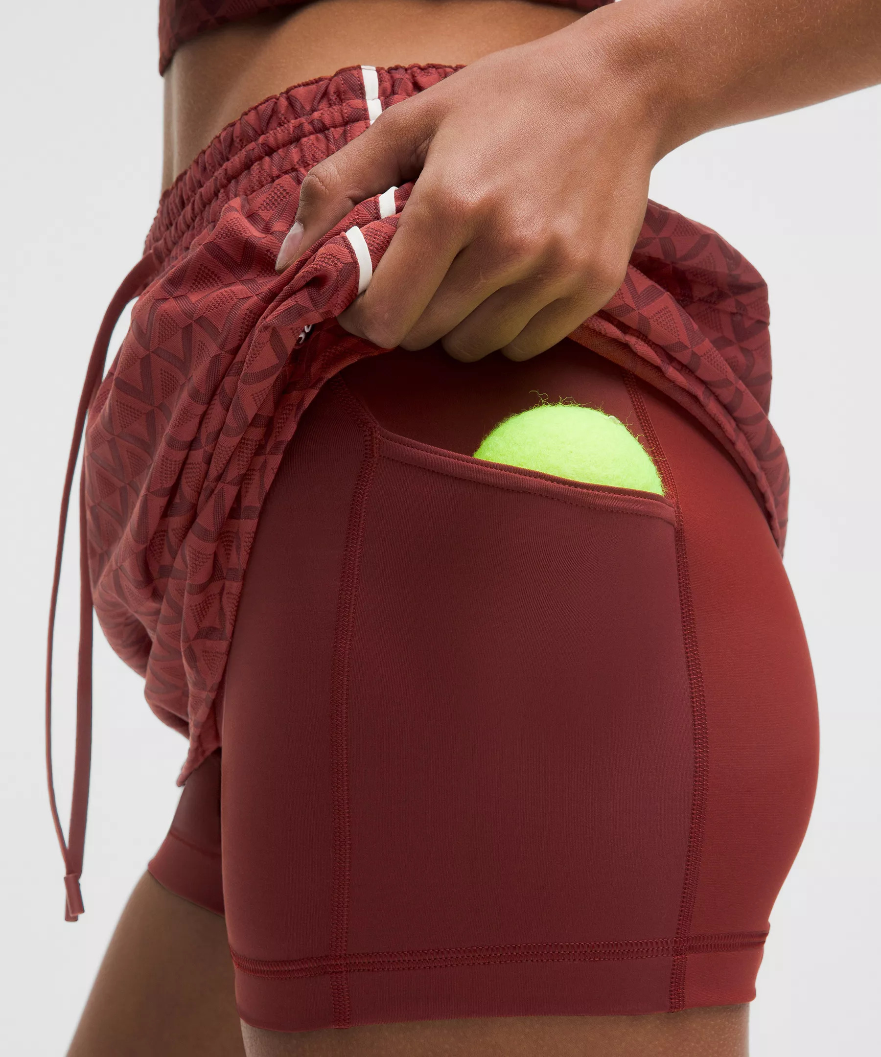 Textured Mesh High-Rise Tennis Skirt - 6