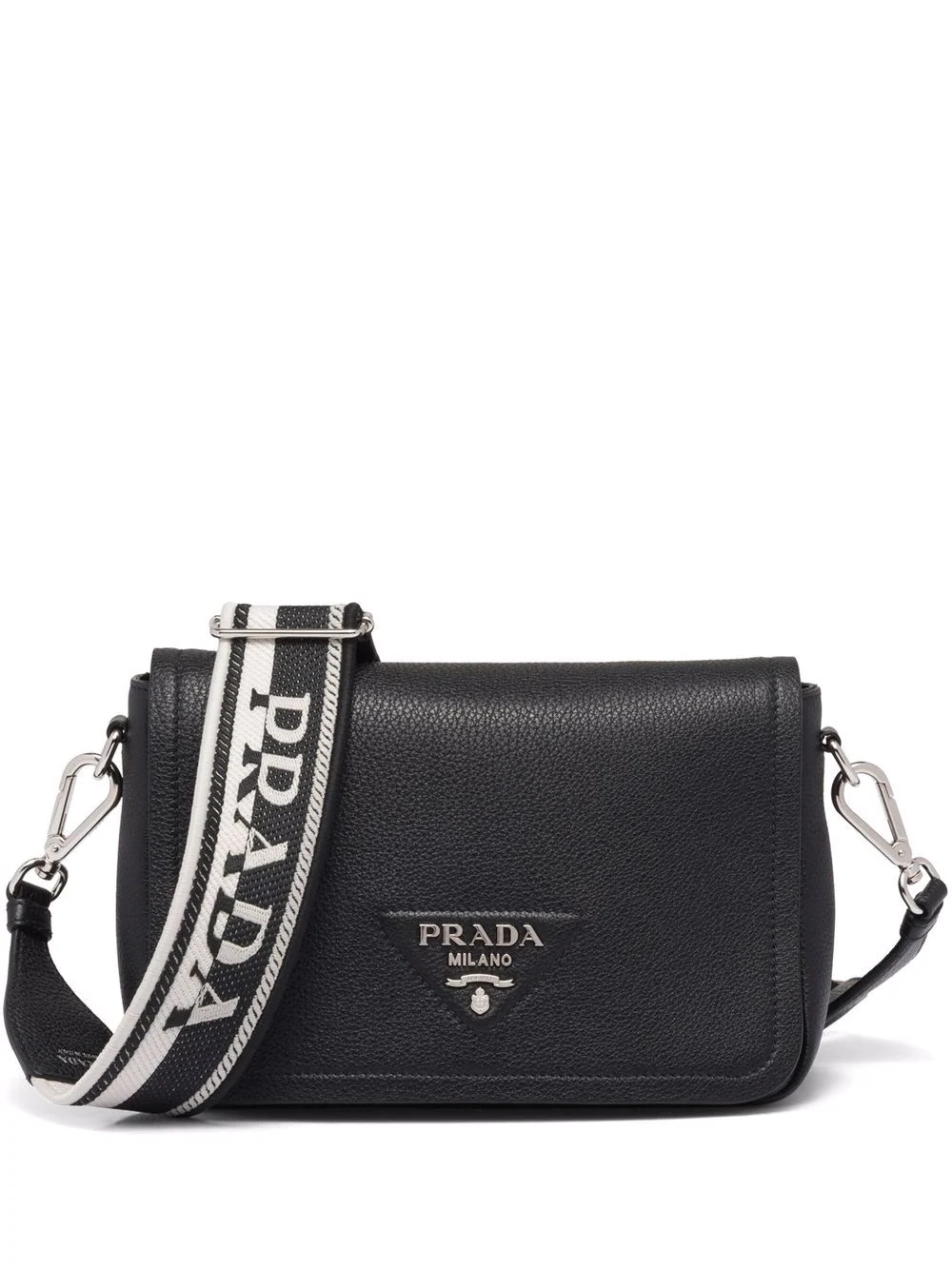 Prada Emblème Saffiano Leather Shoulder Bag - Farfetch